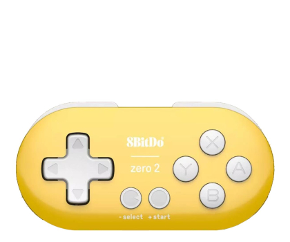 Akcesoria do konsol 8BitDo Zero 2 Bluetooth Gamepad Mini Controller - Yellow RET00221
